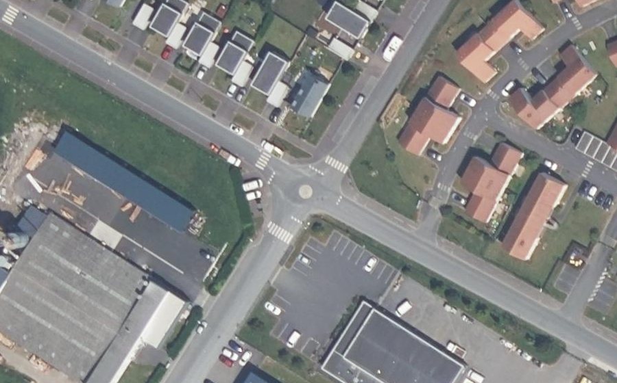 Vue aérienne du Mini-giratoire n°2367790788