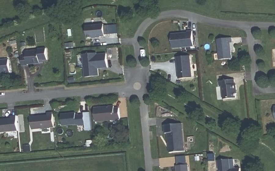 Vue aérienne du Mini-giratoire n°2368652680