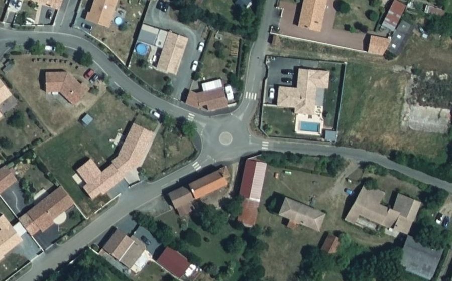 Vue aérienne du Mini-giratoire n°2372237797