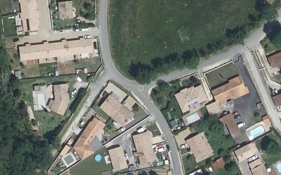 Vue aérienne du Mini-giratoire n°2376793981