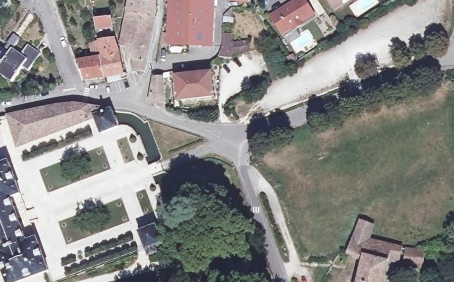 Vue aérienne du Mini-giratoire n°2379604093