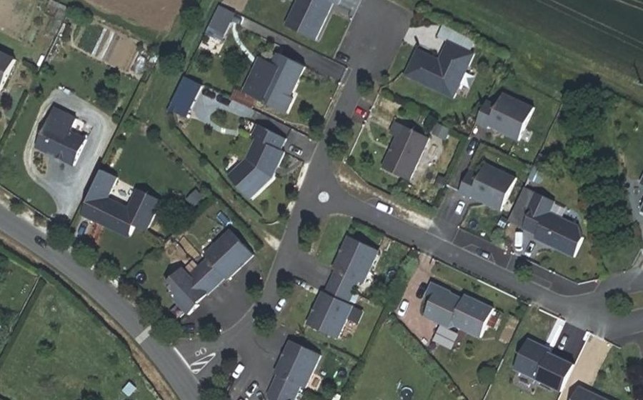 Vue aérienne du Mini-giratoire n°2393983809
