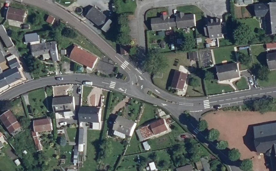 Vue aérienne du Mini-giratoire n°2397568867