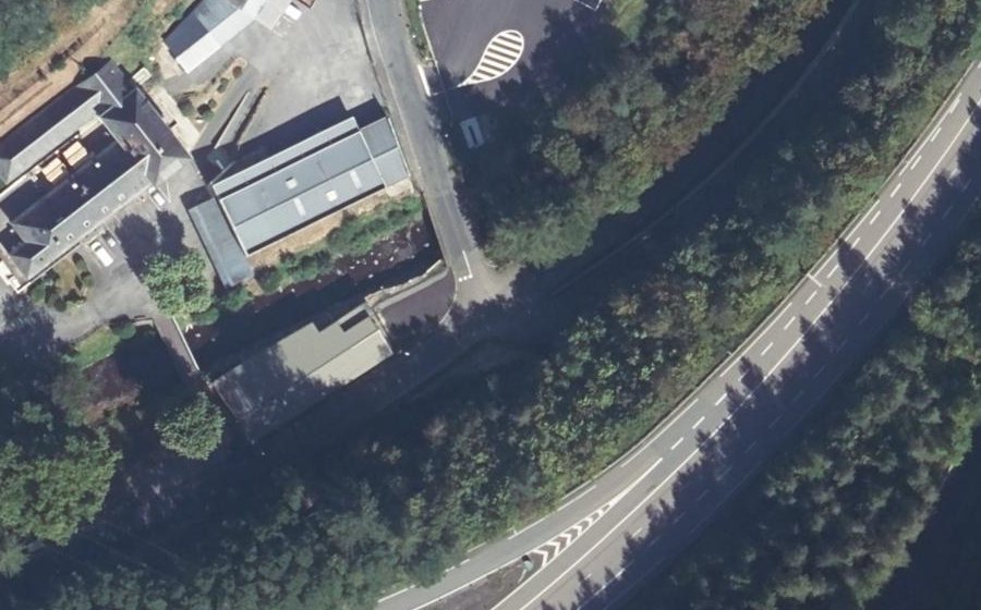Vue aérienne du Mini-giratoire n°2409689435
