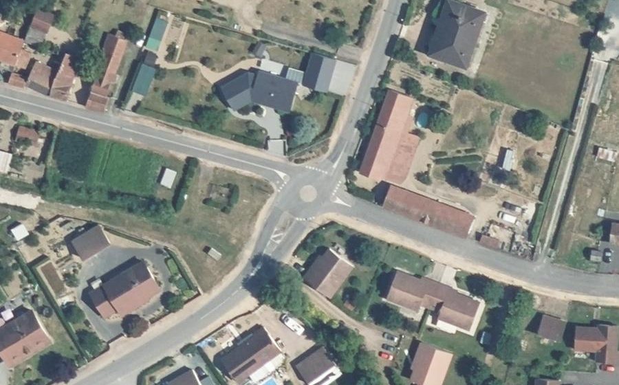 Vue aérienne du Mini-giratoire n°2416437543