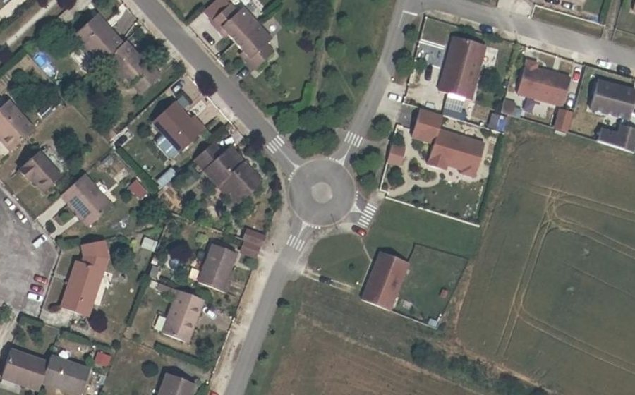 Vue aérienne du Mini-giratoire n°2417476466