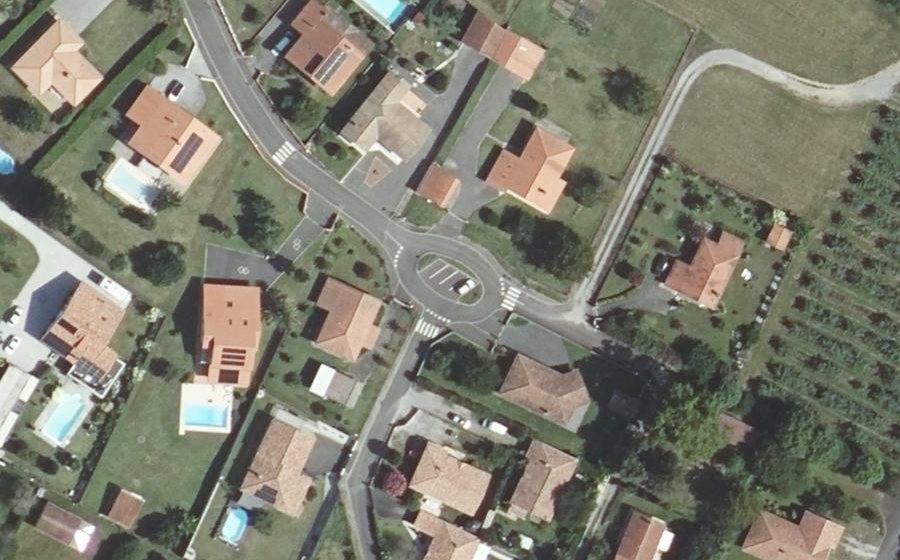Vue aérienne du Mini-giratoire n°2419191422
