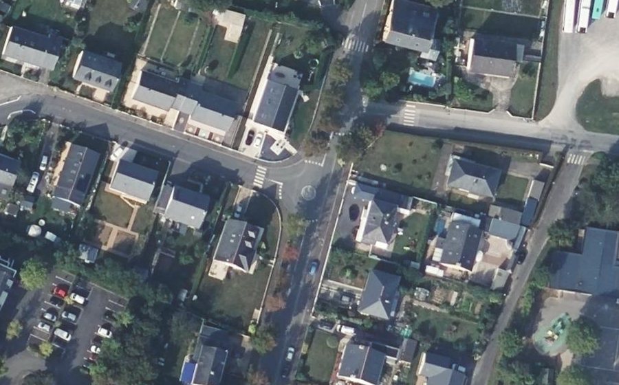 Vue aérienne du Mini-giratoire n°2422023313