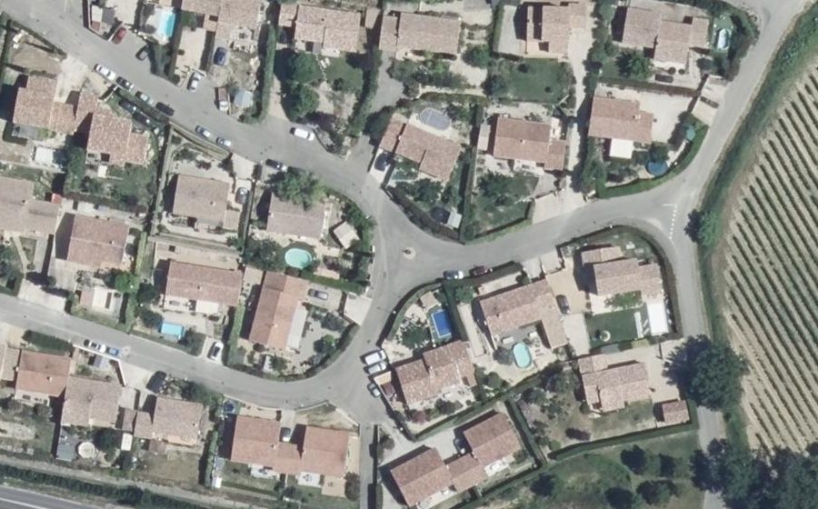 Vue aérienne du Mini-giratoire n°2431351491