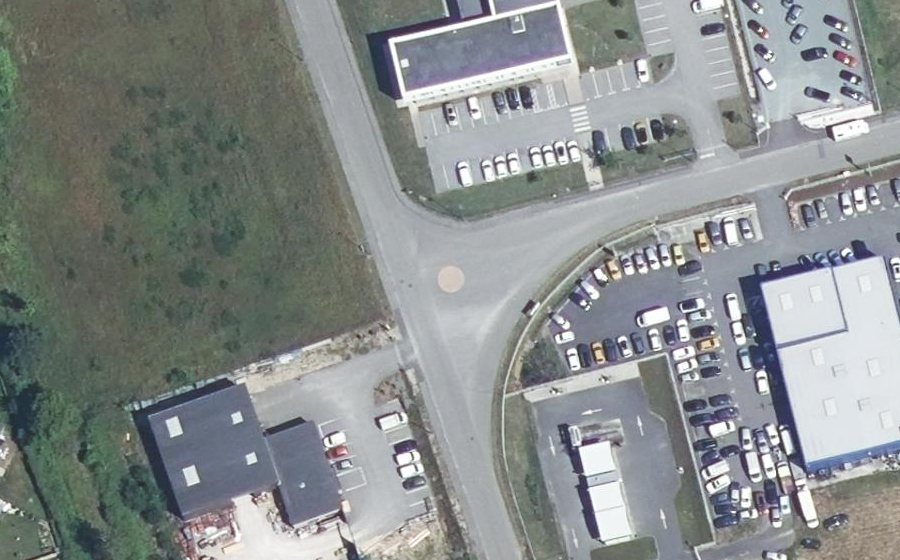 Vue aérienne du Mini-giratoire n°2448008907