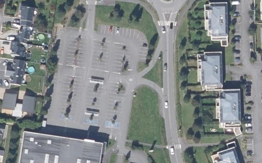 Vue aérienne du Mini-giratoire n°2450189509