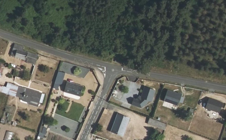 Vue aérienne du Mini-giratoire n°2451154808