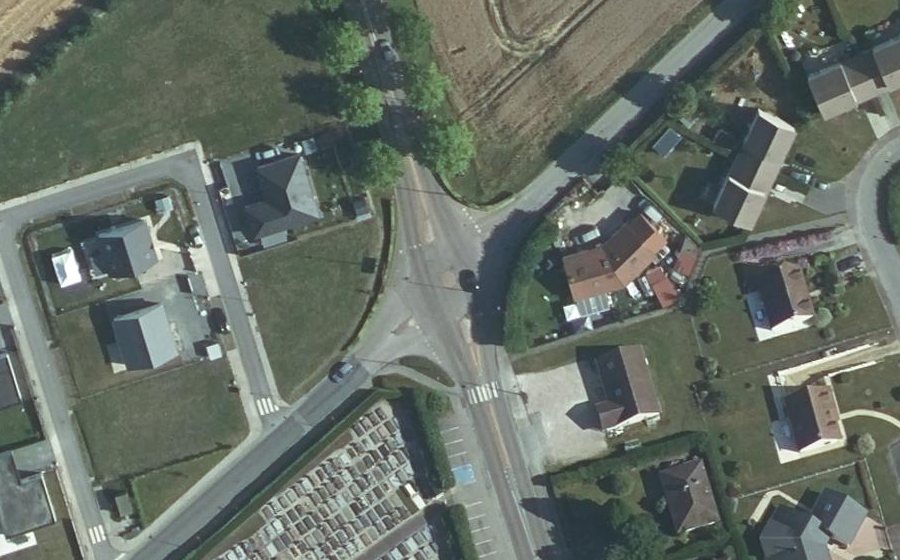 Vue aérienne du Mini-giratoire n°2452174111