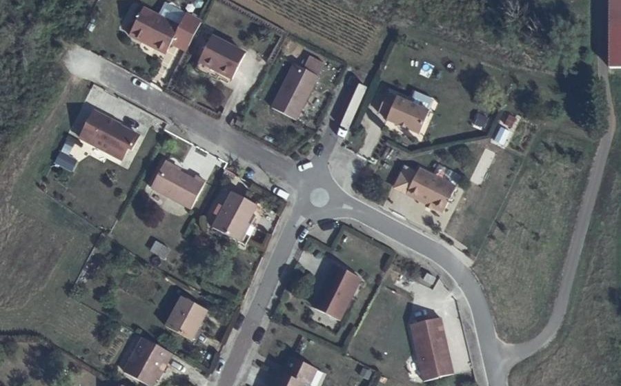 Vue aérienne du Mini-giratoire n°2460780811