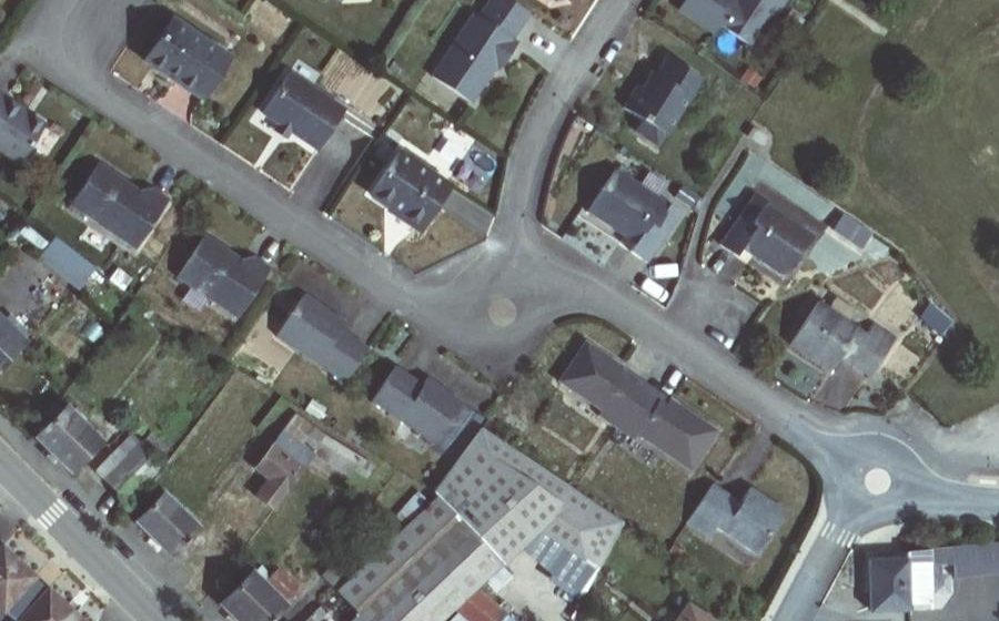 Vue aérienne du Mini-giratoire n°2470876007