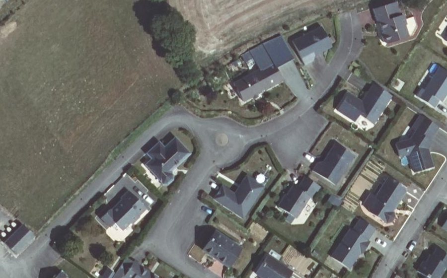 Vue aérienne du Mini-giratoire n°2470876019