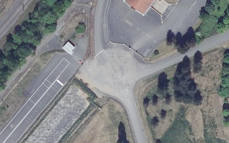 Vue aérienne du Mini-giratoire n°2483614236