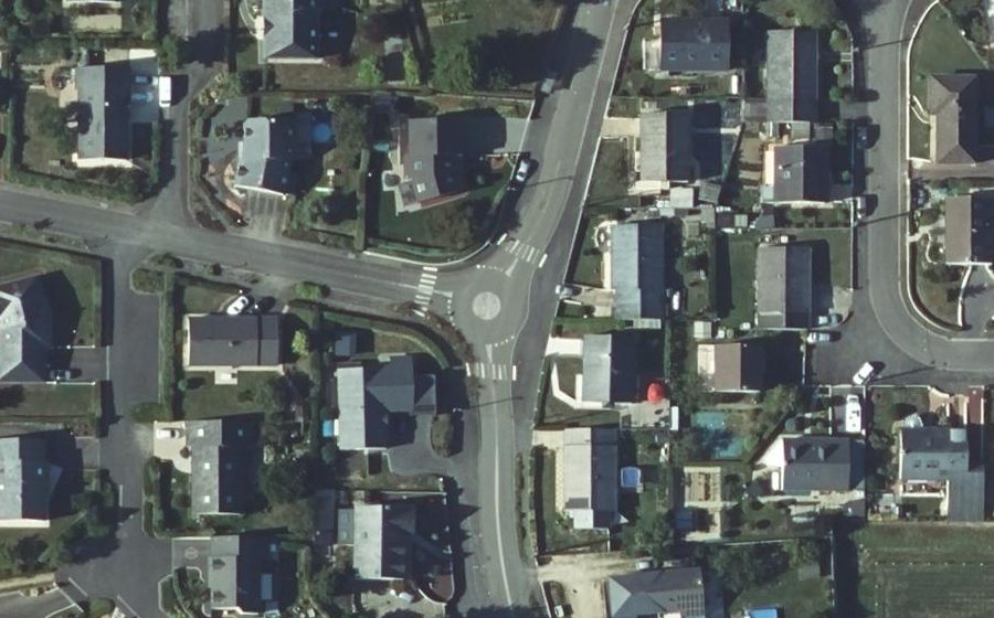 Vue aérienne du Mini-giratoire n°2491204422