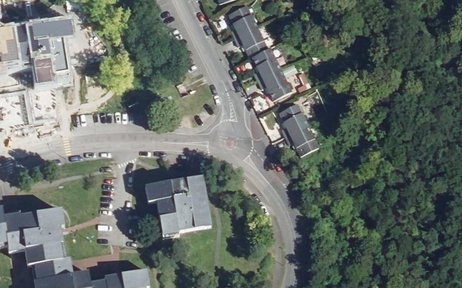 Vue aérienne du Mini-giratoire n°2493637268