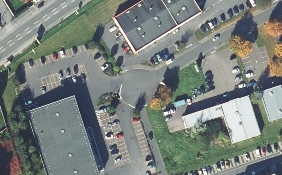 Vue aérienne du Mini-giratoire n°2493895524