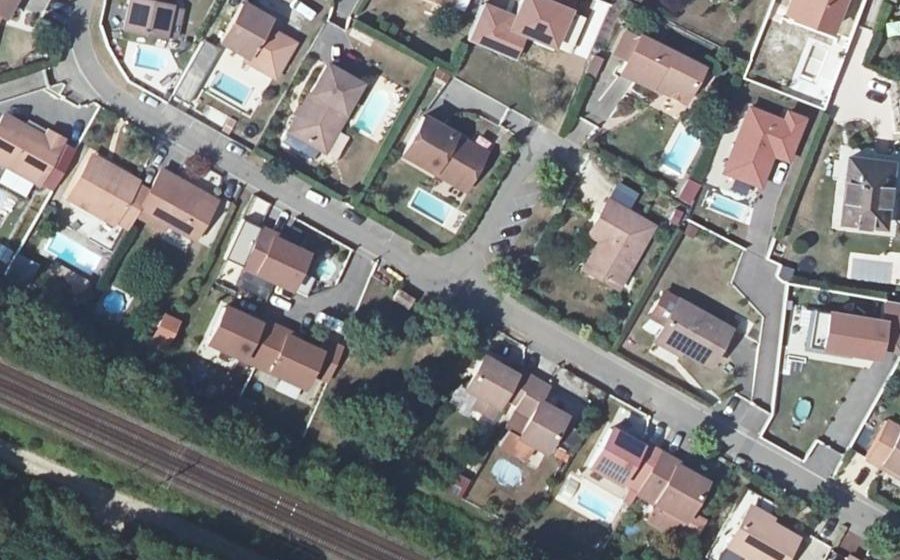Vue aérienne du Mini-giratoire n°2495895686