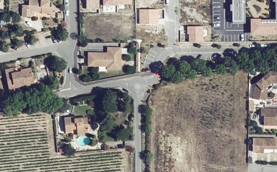 Vue aérienne du Mini-giratoire n°2496200335