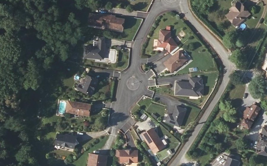 Vue aérienne du Mini-giratoire n°2497623581