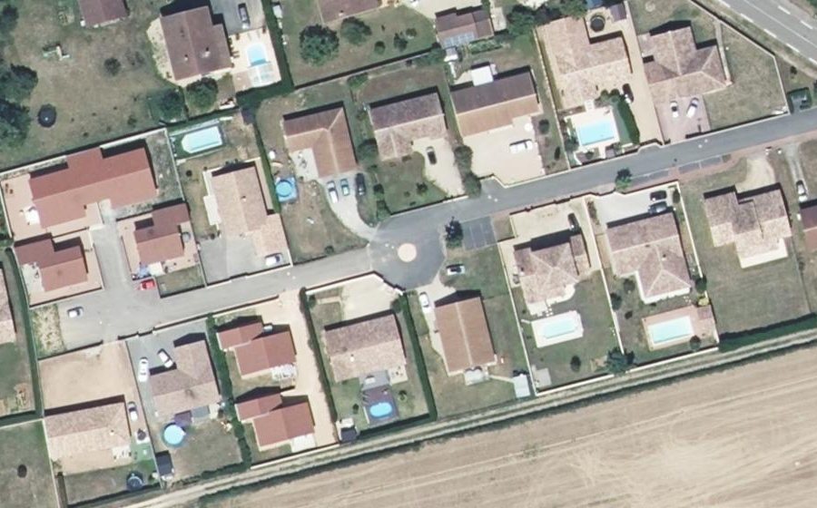 Vue aérienne du Mini-giratoire n°2504205322