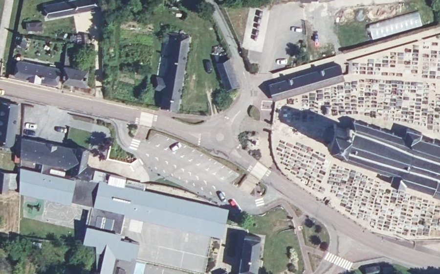 Vue aérienne du Mini-giratoire n°2507316173