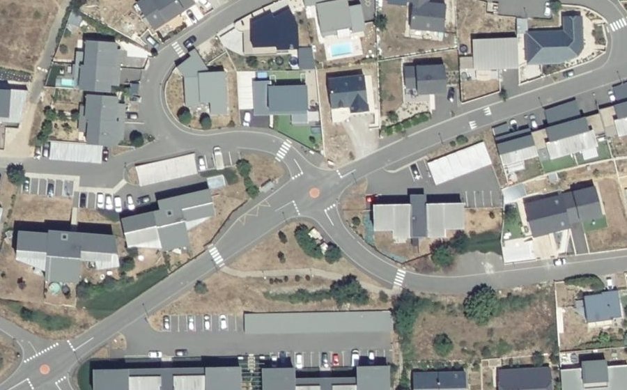 Vue aérienne du Mini-giratoire n°2508196918