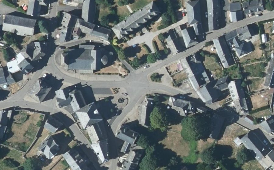 Vue aérienne du Mini-giratoire n°2509875425