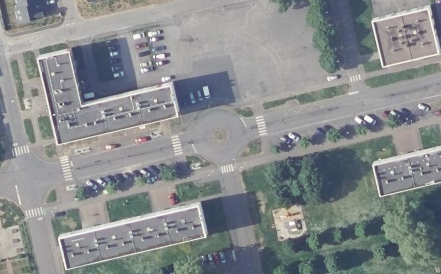 Vue aérienne du Mini-giratoire n°2511311708
