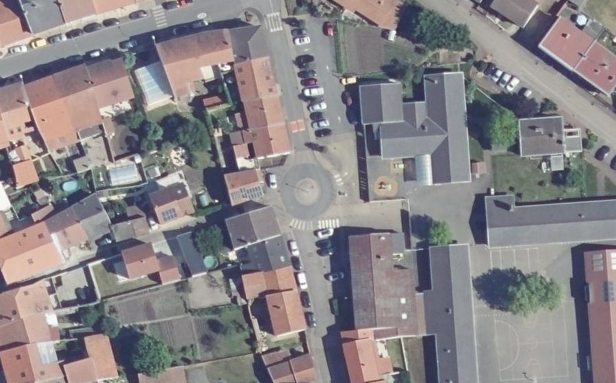 Vue aérienne du Mini-giratoire n°2511599187