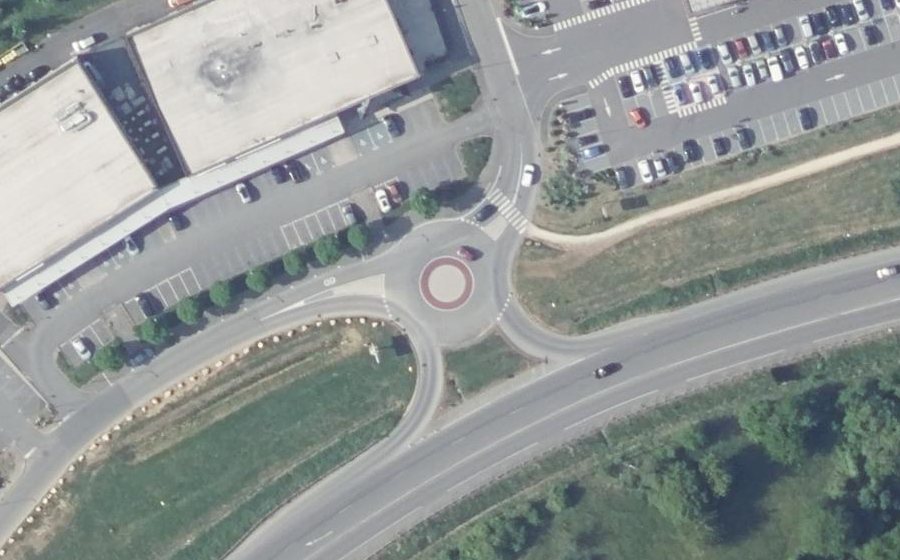 Vue aérienne du Mini-giratoire n°2512598978