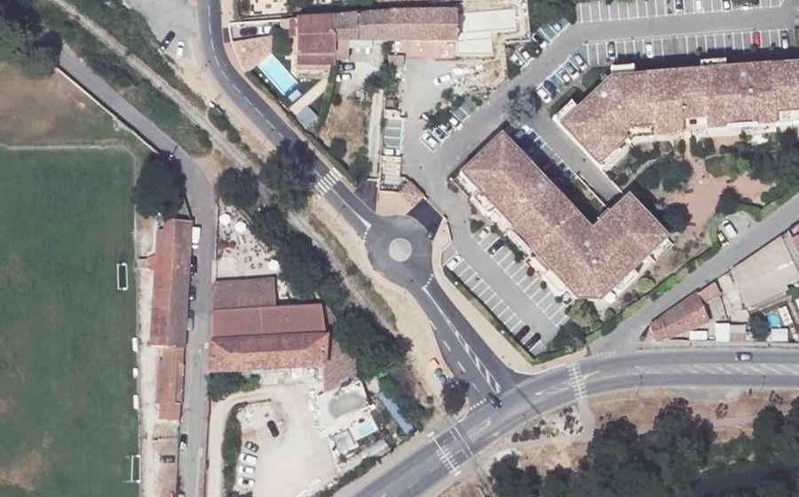 Vue aérienne du Mini-giratoire n°2514007497