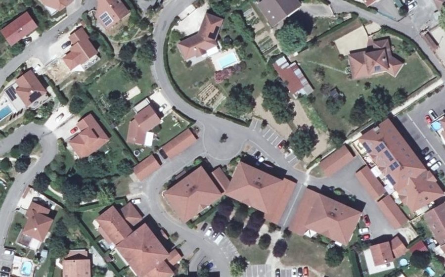 Vue aérienne du Mini-giratoire n°2514392703