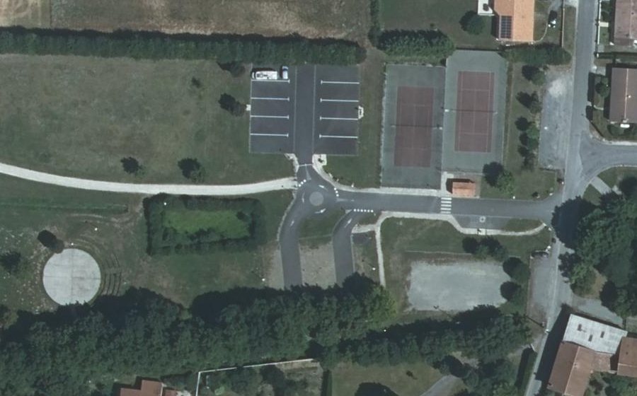 Vue aérienne du Mini-giratoire n°2514773237