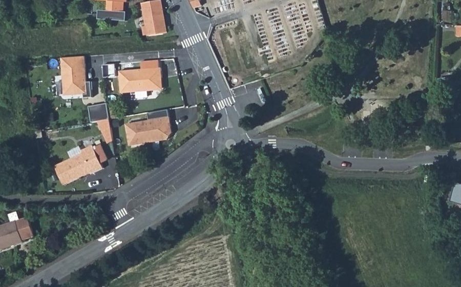 Vue aérienne du Mini-giratoire n°2517476524