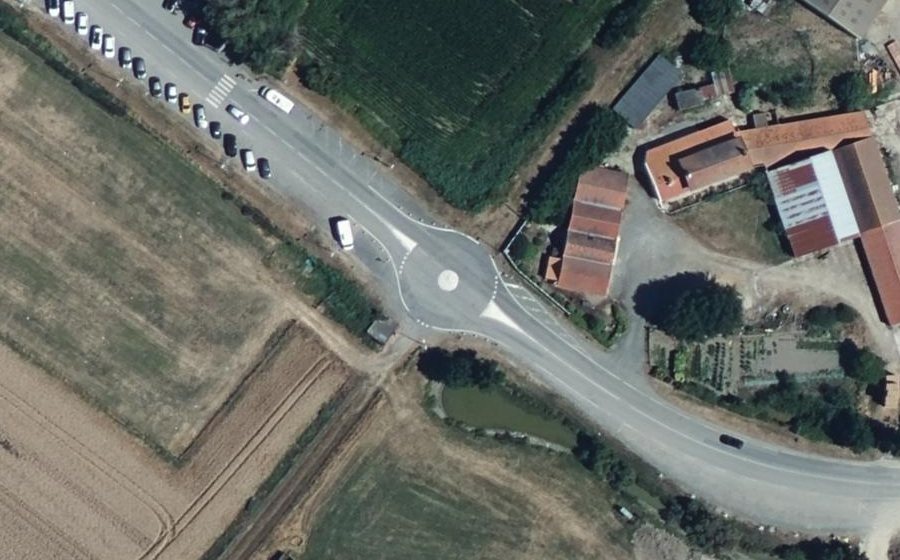 Vue aérienne du Mini-giratoire n°2518984400