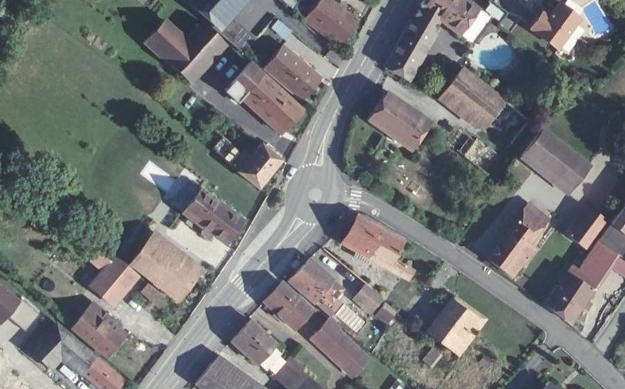 Vue aérienne du Mini-giratoire n°2519988356