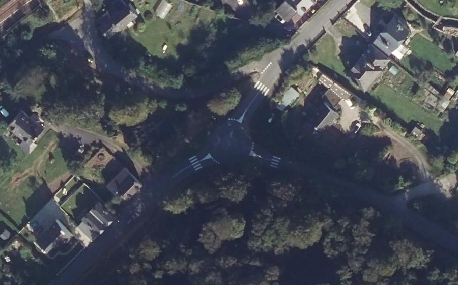 Vue aérienne du Mini-giratoire n°2526430635