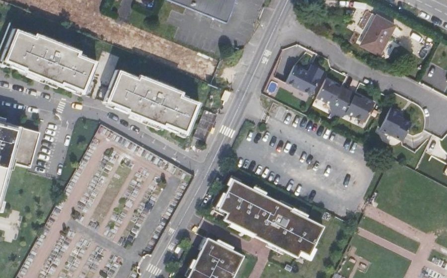 Vue aérienne du Mini-giratoire n°2540554510