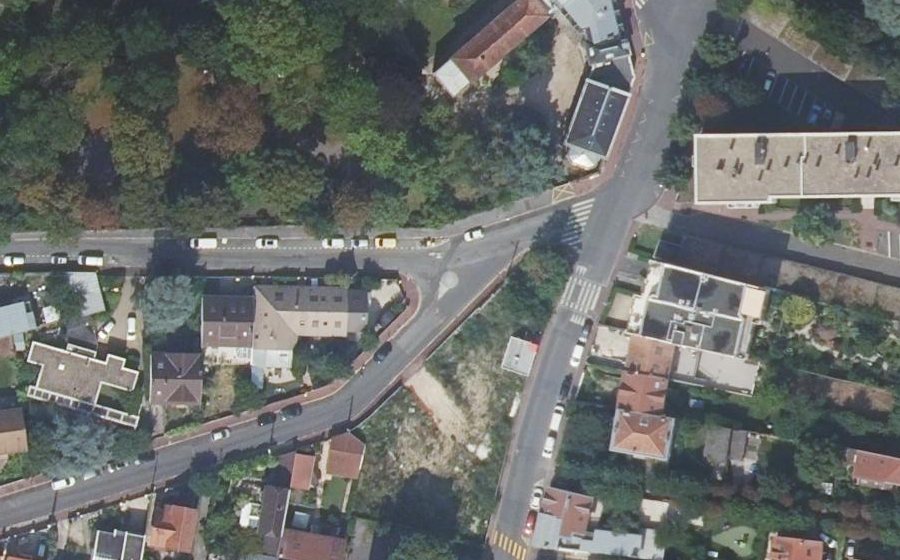 Vue aérienne du Mini-giratoire n°2550066381