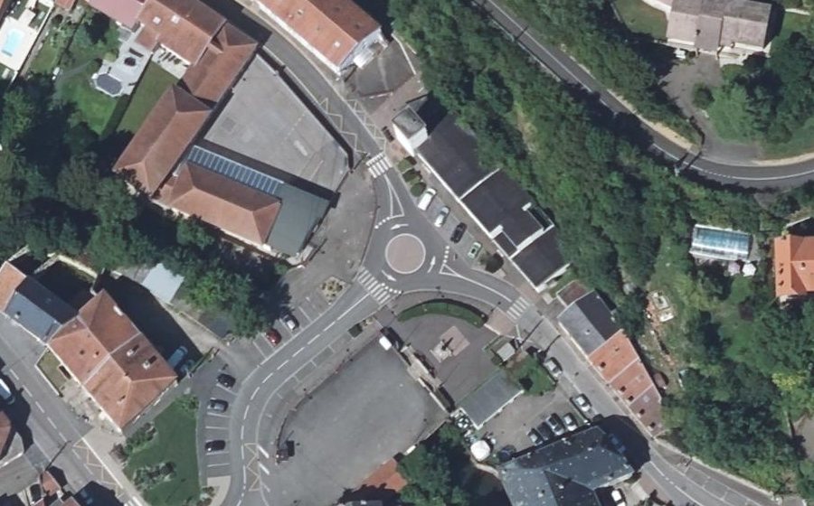 Vue aérienne du Mini-giratoire n°2551232949