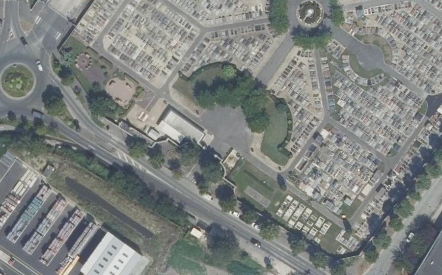 Vue aérienne du Mini-giratoire n°2554435315