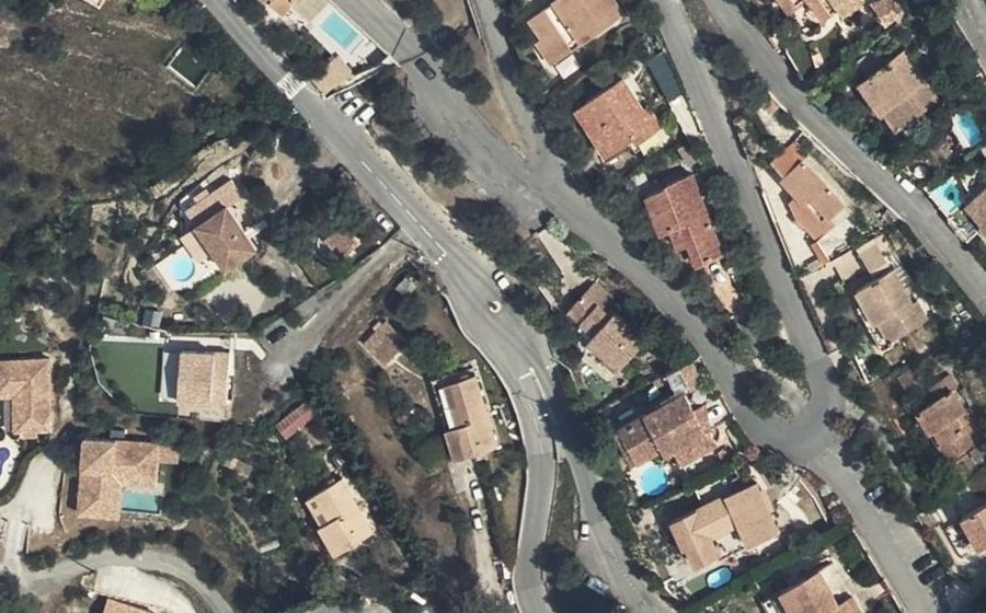 Vue aérienne du Mini-giratoire n°2558467794