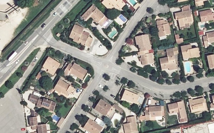 Vue aérienne du Mini-giratoire n°2574851444