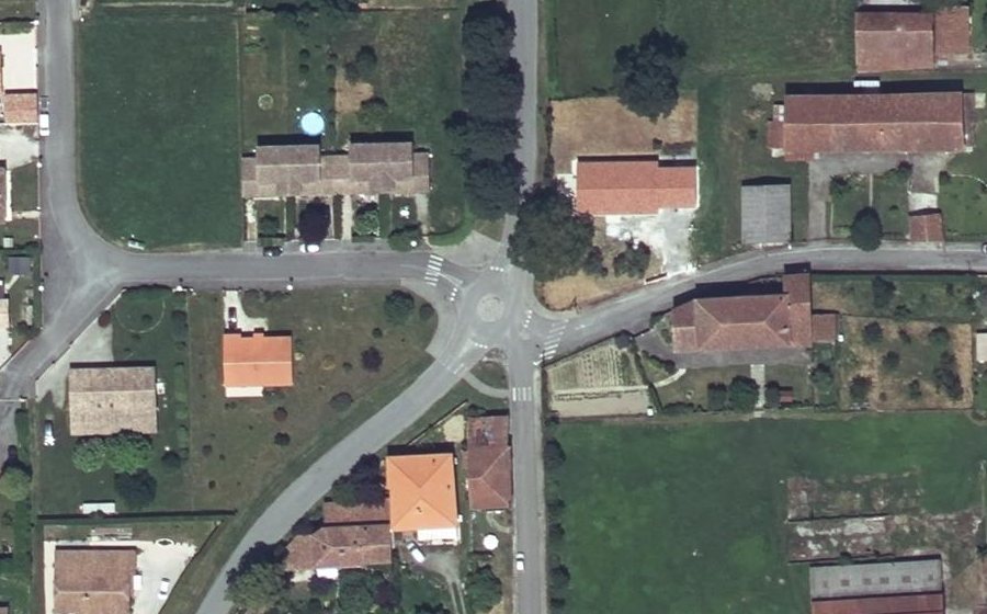 Vue aérienne du Rue du Grand Jouan
