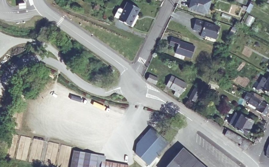 Vue aérienne du Mini-giratoire n°2580683852
