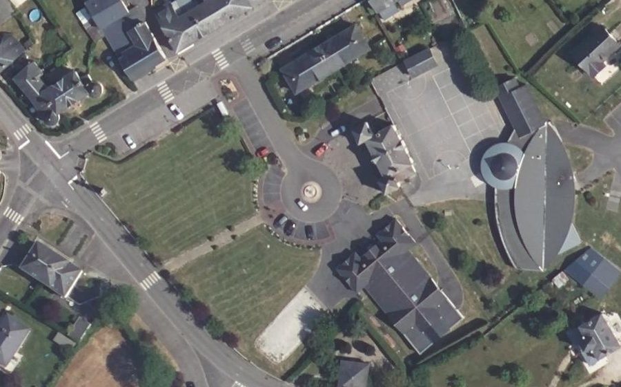 Vue aérienne du Mini-giratoire n°2585515689
